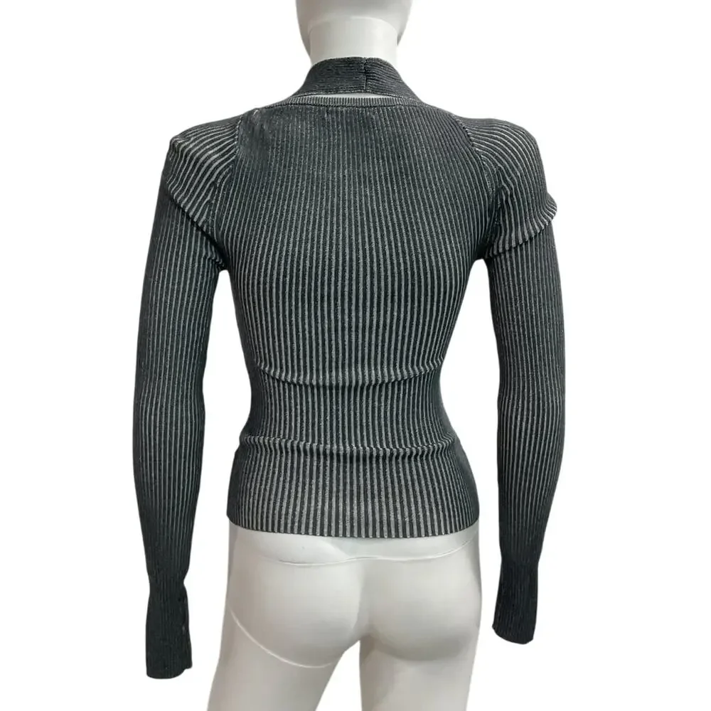 h:ours ribbed long